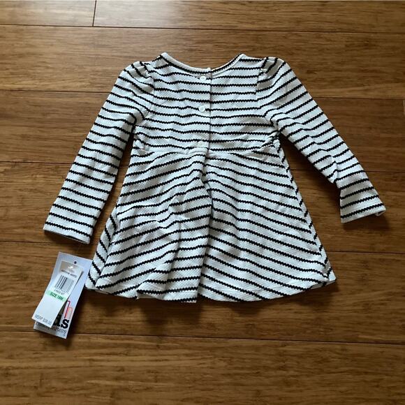 NWT Kids Headquarters Striped Appliqué Dress, Size 18M - Picture 3 of 7